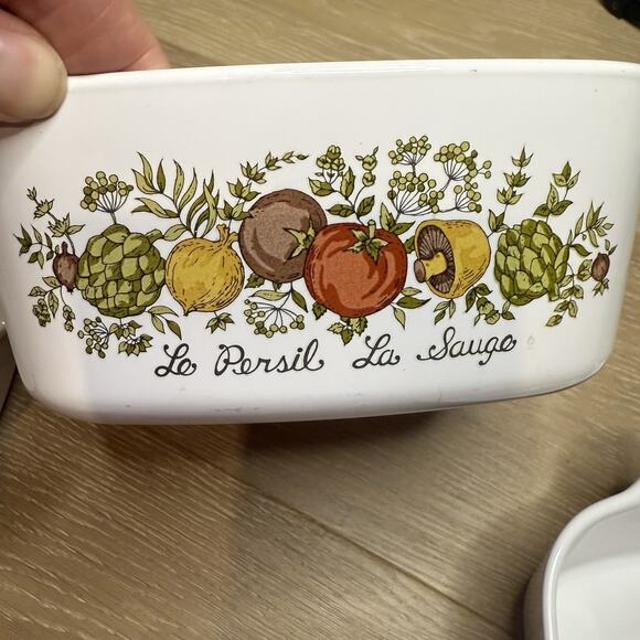 Vintage Corning Ware Spice of Life Lot Of 5 Pieces Casserole Dishes - Picture 11 of 13